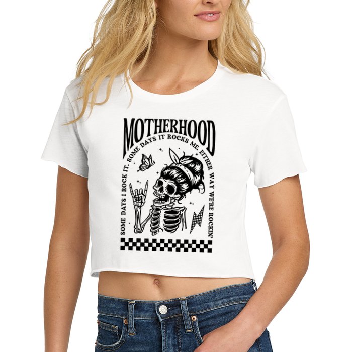 Motherhood Some Day I Rock It Crop Top