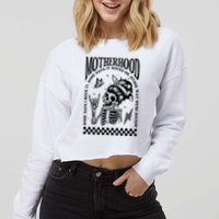 Motherhood Some Day I Rock It Cropped Pullover Crew