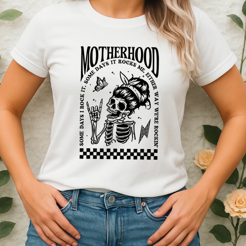Motherhood Some Day I Rock It Womens T-Shirt