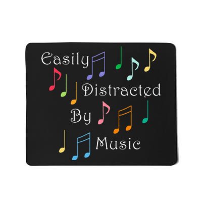 Musician Singer Distracted By Music Notes Art Mousepad