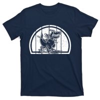 Mountain Skiing Dinosaur Skier Dino Ski Skiing Dino T-Shirt