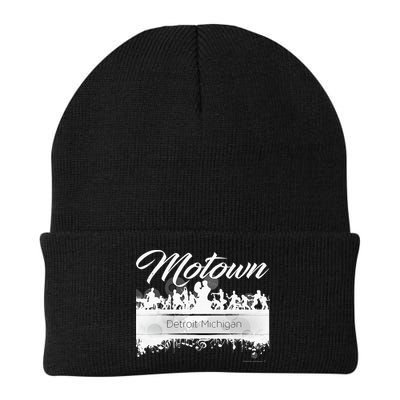 Motown Sound Detroit Michigan Distressed Vintage Beanie