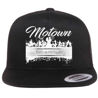 Motown Sound Detroit Michigan Distressed Vintage Flatbill Hat
