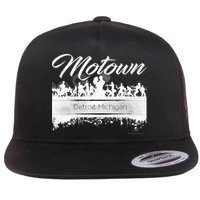 Motown Sound Detroit Michigan Distressed Vintage Flatbill Hat