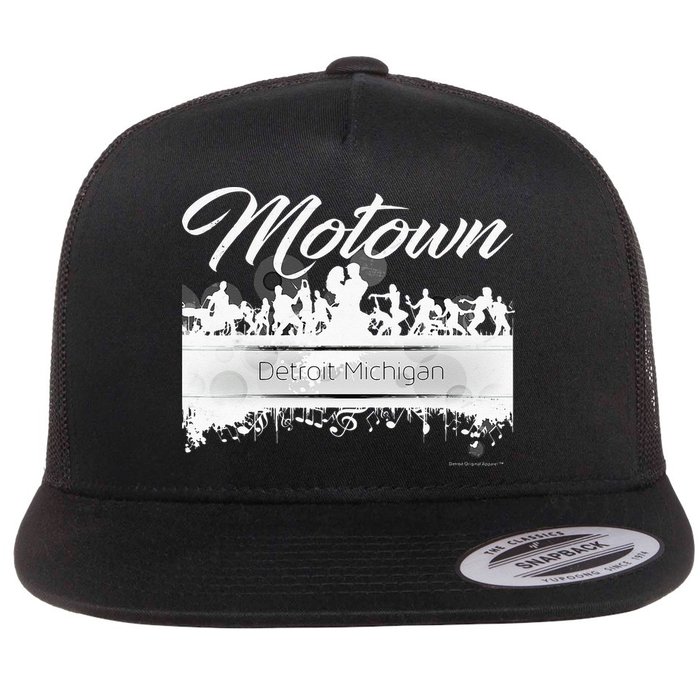 Motown Sound Detroit Michigan Distressed Vintage Flatbill Hat