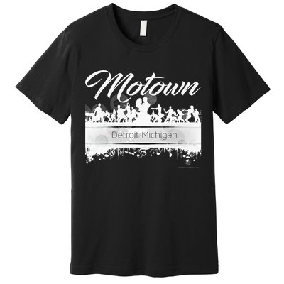 Motown Sound Detroit Michigan Distressed Vintage Premium T-Shirt