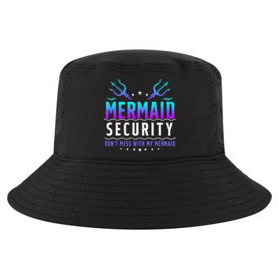 Mermaid Security Don't Mess With My Mermaid Merman Mer Dad Cool Comfort Performance Bucket Hat