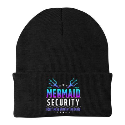 Mermaid Security Don't Mess With My Mermaid Merman Mer Dad Beanie