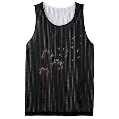 Miniature Schnauzer Dandelion Loves Dog For Mothers Day Dog Mesh Reversible Basketball Jersey Tank