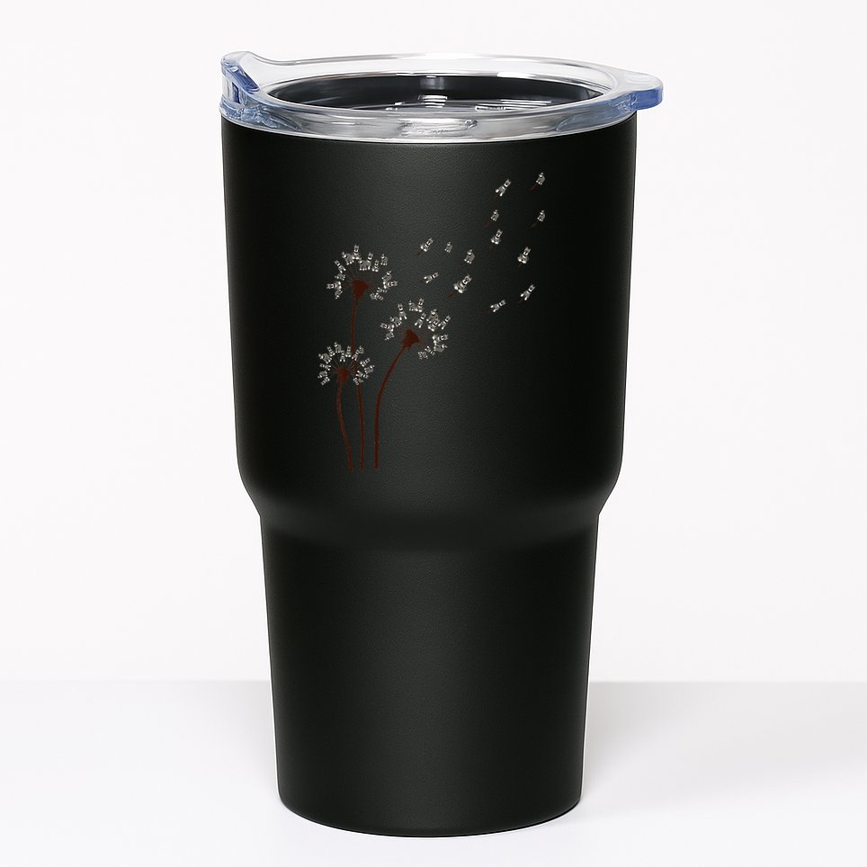 Miniature Schnauzer Dandelion Loves Dog For Mothers Day Dog Tumbler