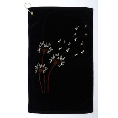 Miniature Schnauzer Dandelion Loves Dog For Mothers Day Dog Golf Towel