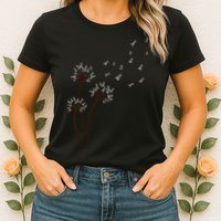 Miniature Schnauzer Dandelion Loves Dog For Mothers Day Dog Womens T-Shirt