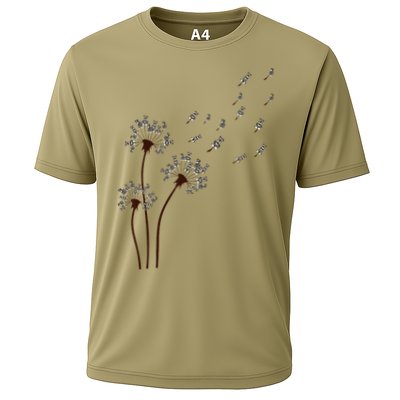 Miniature Schnauzer Dandelion Loves Dog For Mothers Day Dog Performance Shirt