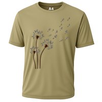 Miniature Schnauzer Dandelion Loves Dog For Mothers Day Dog Cooling Performance Crew T-Shirt