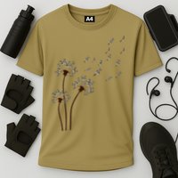 Miniature Schnauzer Dandelion Loves Dog For Mothers Day Dog Cooling Performance Crew T-Shirt