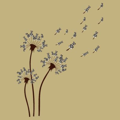 Miniature Schnauzer Dandelion Loves Dog For Mothers Day Dog T-Shirt