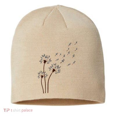 Miniature Schnauzer Dandelion Loves Dog For Mothers Day Dog Sustainable Beanie