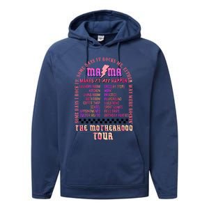 Motherhood Some Days I Rock It Performance Fleece Hoodie