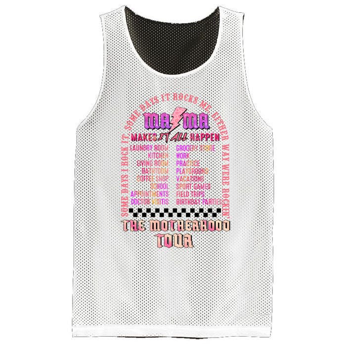 Motherhood Some Days I Rock It Mesh Reversible Basketball Jersey Tank