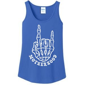 Motherhood Some Days I Rock It Funny Motherhood Skeleton Mom Gift Ladies Essential Tank