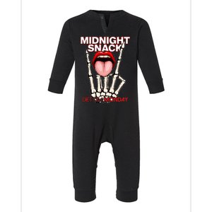 Midnight Snack Diet Starts Monday Infant Fleece One Piece