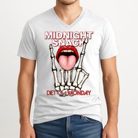 Midnight Snack Diet Starts Monday V-Neck T-Shirt