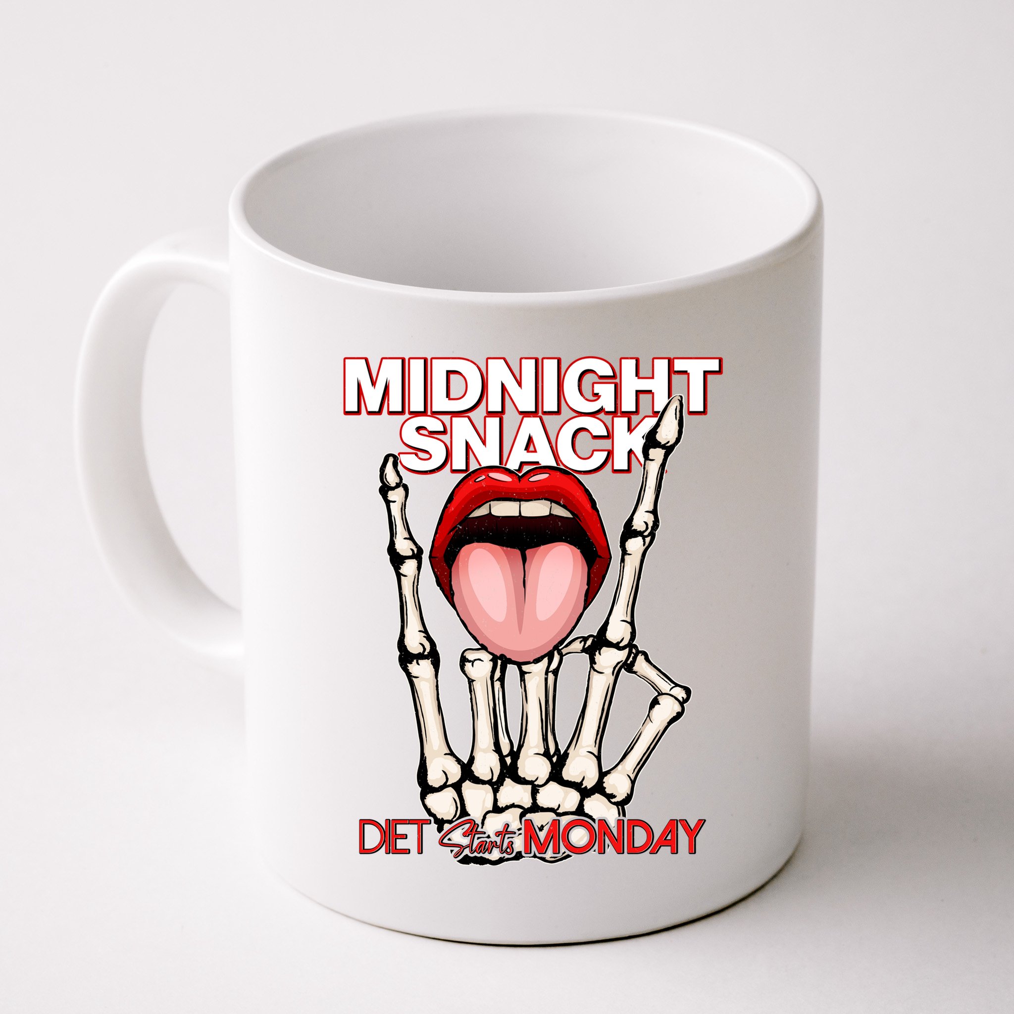 Midnight Snack Diet Starts Monday Mug