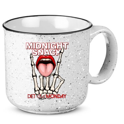 Midnight Snack Diet Starts Monday 15oz Campfire Ceramic Mug
