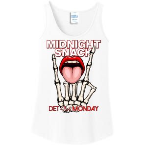 Midnight Snack Diet Starts Monday Ladies Essential Tank