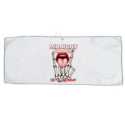Midnight Snack Diet Starts Monday Large Microfiber Waffle Golf Towel