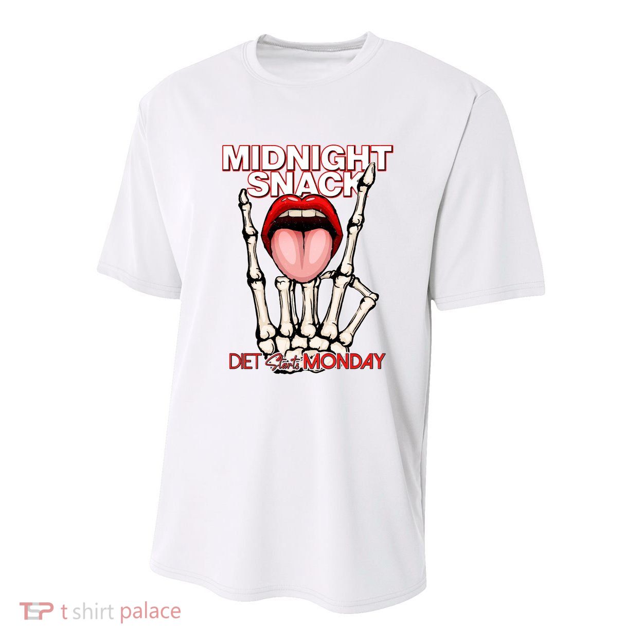 Midnight Snack Diet Starts Monday Youth Performance Sprint T-Shirt