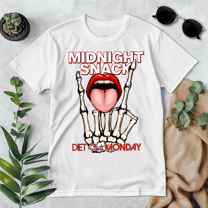 Midnight Snack Diet Starts Monday Premium T-Shirt