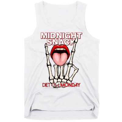 Midnight Snack Diet Starts Monday Tank Top