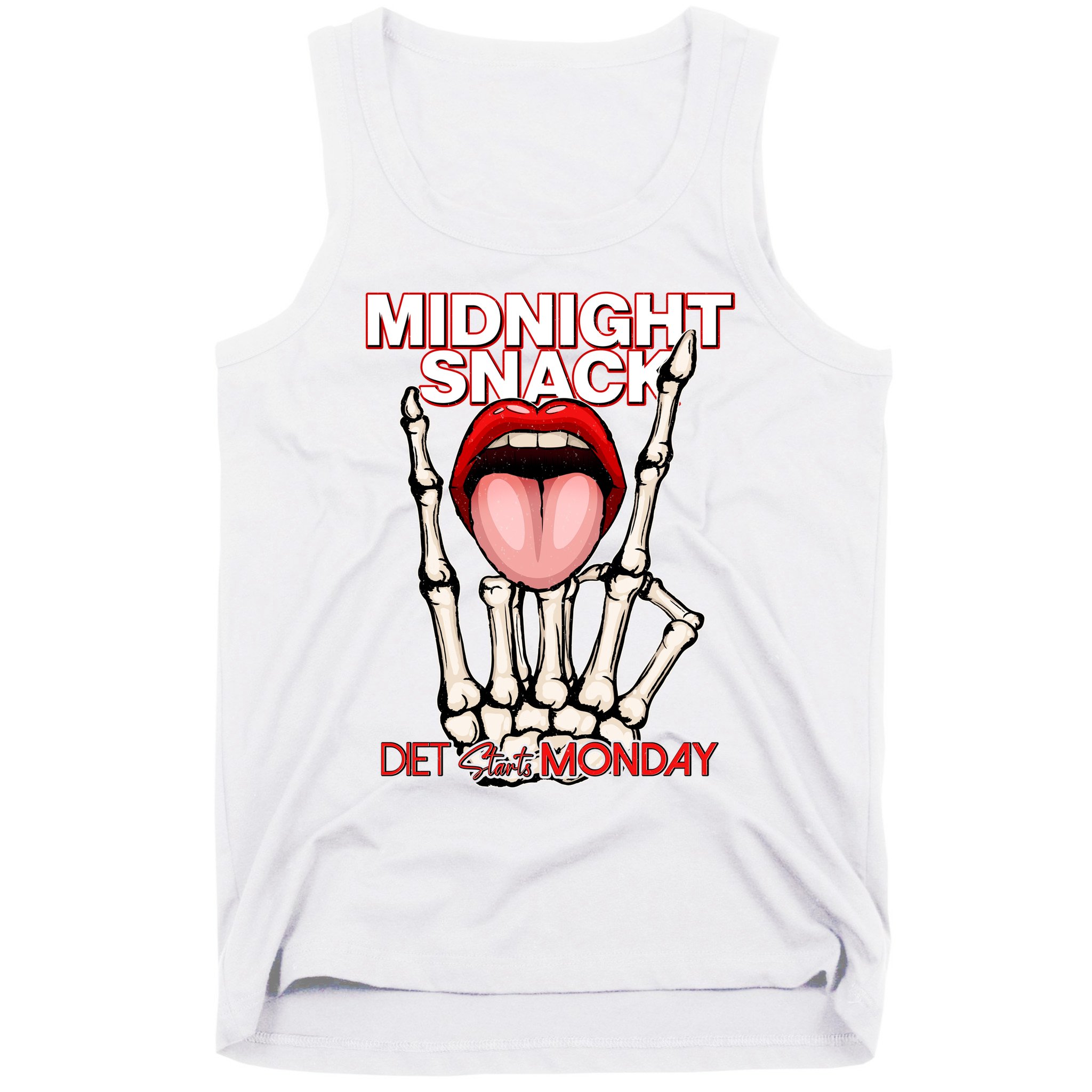 Midnight Snack Diet Starts Monday Tank Top