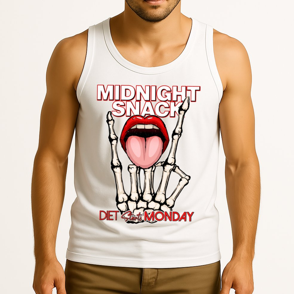 Midnight Snack Diet Starts Monday Tank Top
