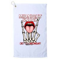 Midnight Snack Diet Starts Monday Platinum Collection Golf Towel