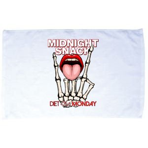 Midnight Snack Diet Starts Monday Microfiber Hand Towel