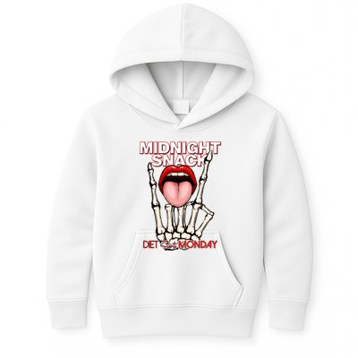 Midnight Snack Diet Starts Monday Kids Hoodie