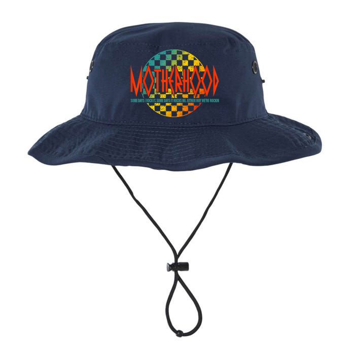 Motherhood Some Days I Rock It Retro Vintage Apparel Legacy Cool Fit Booney Bucket Hat