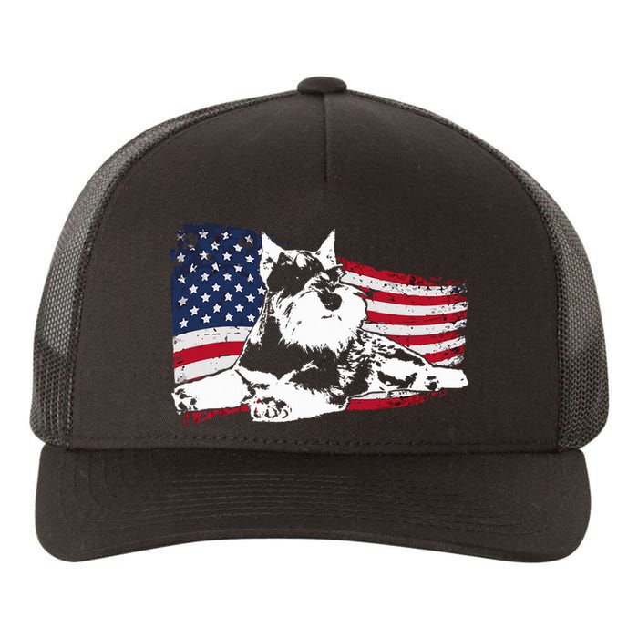 Miniature Schnauzer Dog Breed Yupoong Adult 5-Panel Trucker Hat