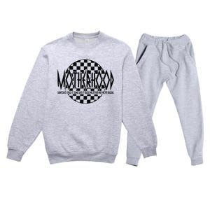 Motherhood Some Days I Rock It Some Days It Rocks Premium Crewneck Sweatsuit Set