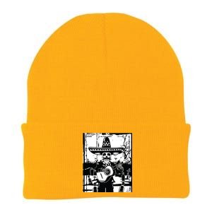 Mariachi Skeleton Dia De Los Muertos Tequila T Knit Cap Winter Beanie