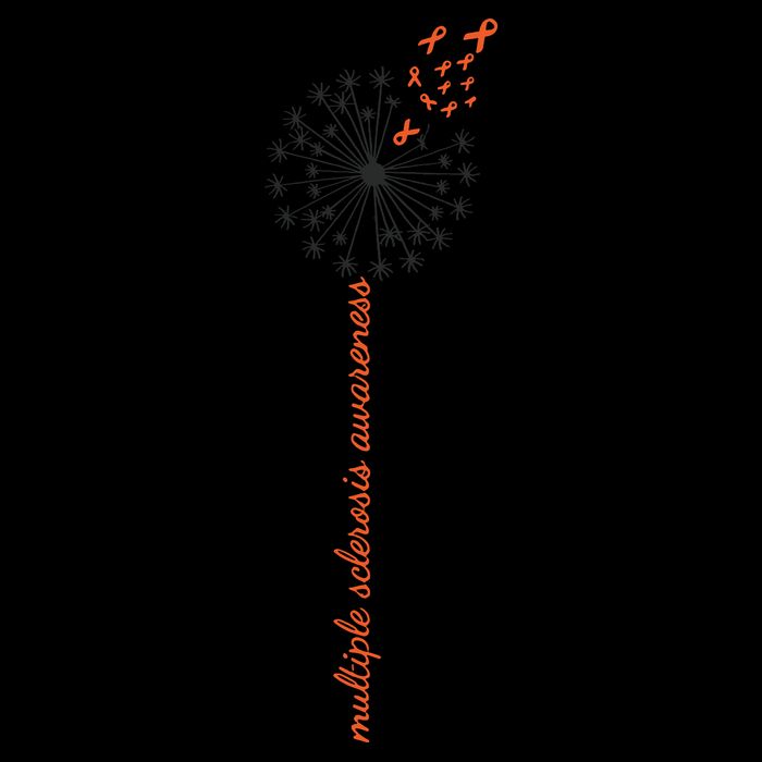 Multiple Sclerosis Dandelion MS Awareness 16oz Travel Tumbler