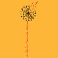 Multiple Sclerosis Dandelion MS Awareness Pom Pom 12in Knit Beanie