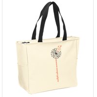 Multiple Sclerosis Dandelion MS Awareness Zip Tote Bag