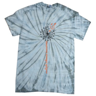 Multiple Sclerosis Dandelion MS Awareness Tie-Dye T-Shirt