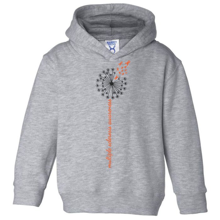 Multiple Sclerosis Dandelion MS Awareness Toddler Hoodie