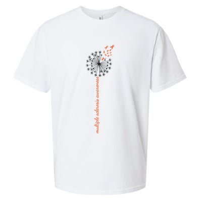 Multiple Sclerosis Dandelion MS Awareness Sueded Cloud Jersey T-Shirt
