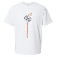 Multiple Sclerosis Dandelion MS Awareness Sueded Cloud Jersey T-Shirt
