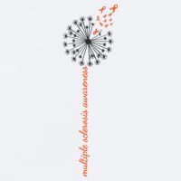 Multiple Sclerosis Dandelion MS Awareness Sueded Cloud Jersey T-Shirt